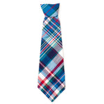 Madras Plaid Blue/Navy/Multi Neck Tie