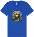 Load image into Gallery viewer, Blaze Your Own Trail Unisex V-Neck Shirt
