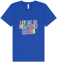 Load image into Gallery viewer, Perfectly Queer Unisex V-Neck Shirt