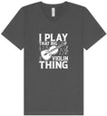 Load image into Gallery viewer, That Big Violin Thing Unisex V-Neck Shirt
