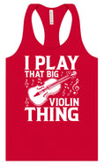 Load image into Gallery viewer, That Big Violin Thing Women's Racerback Tank
