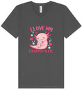 Load image into Gallery viewer, Love My Daughter Alotl Unisex V-Neck Shirt
