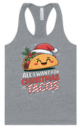 Load image into Gallery viewer, Tacos for Christmas Women's Racerback Tank