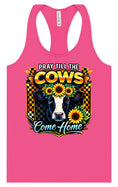 Load image into Gallery viewer, Pray til the Cows Come Home Women's Racerback Tank