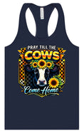 Load image into Gallery viewer, Pray til the Cows Come Home Women's Racerback Tank