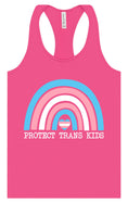 Load image into Gallery viewer, Protect Trans Kids Women's Racerback Tank