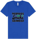 Load image into Gallery viewer, Mermaids Smoke Seaweed Unisex V-Neck Shirt
