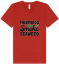 Load image into Gallery viewer, Mermaids Smoke Seaweed Unisex V-Neck Shirt
