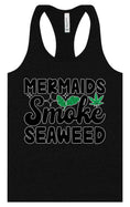 Load image into Gallery viewer, Mermaids Smoke Seaweed Women's Racerback Tank