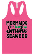 Load image into Gallery viewer, Mermaids Smoke Seaweed Women's Racerback Tank