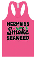 Load image into Gallery viewer, Mermaids Smoke Seaweed Women's Racerback Tank