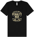 Load image into Gallery viewer, Penalty Box Kind of Day Unisex V-Neck Shirt
