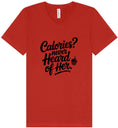 Load image into Gallery viewer, Calories Never Heard of Her Unisex V-Neck Shirt