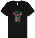 Load image into Gallery viewer, Knowledge is My Fire Unisex V-Neck Shirt