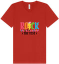 Load image into Gallery viewer, Rock the Test Unisex V-Neck Shirt