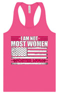 Load image into Gallery viewer, Not Most Women, Foster Mom Women's Racerback Tank