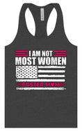 Load image into Gallery viewer, Not Most Women, Foster Mom Women's Racerback Tank