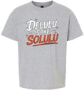 Load image into Gallery viewer, Delulu is the Solulu Children's Gildan Soft Shirt