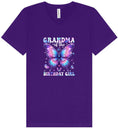 Load image into Gallery viewer, Grandma of the Birthday Girl Unisex V-Neck Shirt
