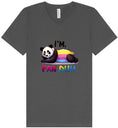 Load image into Gallery viewer, Pan Duh Panda Unisex V-Neck Shirt