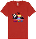 Load image into Gallery viewer, Pan Duh Panda Unisex V-Neck Shirt