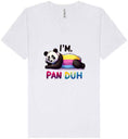Load image into Gallery viewer, Pan Duh Panda Unisex V-Neck Shirt