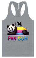 Load image into Gallery viewer, Pan Duh Panda Women's Racerback Tank
