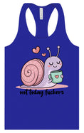 Load image into Gallery viewer, Not Today Snail Women's Racerback Tank