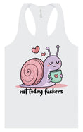 Load image into Gallery viewer, Not Today Snail Women's Racerback Tank
