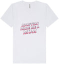 Load image into Gallery viewer, Adoption Made Me a Mom Unisex V-Neck Shirt