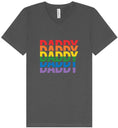 Load image into Gallery viewer, Daddy Pride Unisex V-Neck Shirt