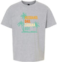 Load image into Gallery viewer, Dad. Husband. Cabana Boy. Children's Gildan Soft Shirt