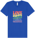 Load image into Gallery viewer, Love Knows No Gender Unisex V-Neck Shirt