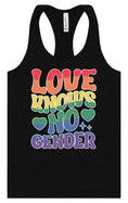 Load image into Gallery viewer, Love Knows No Gender Women's Racerback Tank