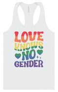Load image into Gallery viewer, Love Knows No Gender Women's Racerback Tank