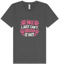 Load image into Gallery viewer, Can't Just Brush it Out Groomer Unisex V-Neck Shirt