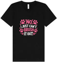 Load image into Gallery viewer, Can't Just Brush it Out Groomer Unisex V-Neck Shirt
