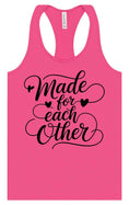 Load image into Gallery viewer, Made for Each Other Women's Racerback Tank