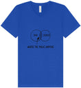 Load image into Gallery viewer, Dad Jokes Venn Diagram Unisex V-Neck Shirt