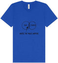 Load image into Gallery viewer, Dad Jokes Venn Diagram Unisex V-Neck Shirt