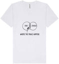 Load image into Gallery viewer, Dad Jokes Venn Diagram Unisex V-Neck Shirt