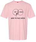 Load image into Gallery viewer, Dad Jokes Venn Diagram Children's Gildan Soft Shirt