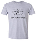 Load image into Gallery viewer, Dad Jokes Venn Diagram Children's Gildan Soft Shirt