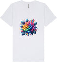 Load image into Gallery viewer, Rainbow Rose Unisex V-Neck Shirt