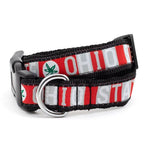 Ohio State Colorblock Dog Collar