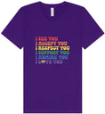 Load image into Gallery viewer, See Accept Support Pride Unisex V-Neck Shirt