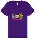 Load image into Gallery viewer, Peace Love Cinco de Mayo Unisex V-Neck Shirt