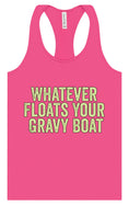 Load image into Gallery viewer, Floats Your Gravy Boat Women's Racerback Tank