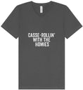 Load image into Gallery viewer, Casserolin with the Homies Unisex V-Neck Shirt
