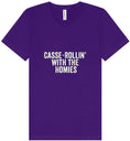 Load image into Gallery viewer, Casserolin with the Homies Unisex V-Neck Shirt